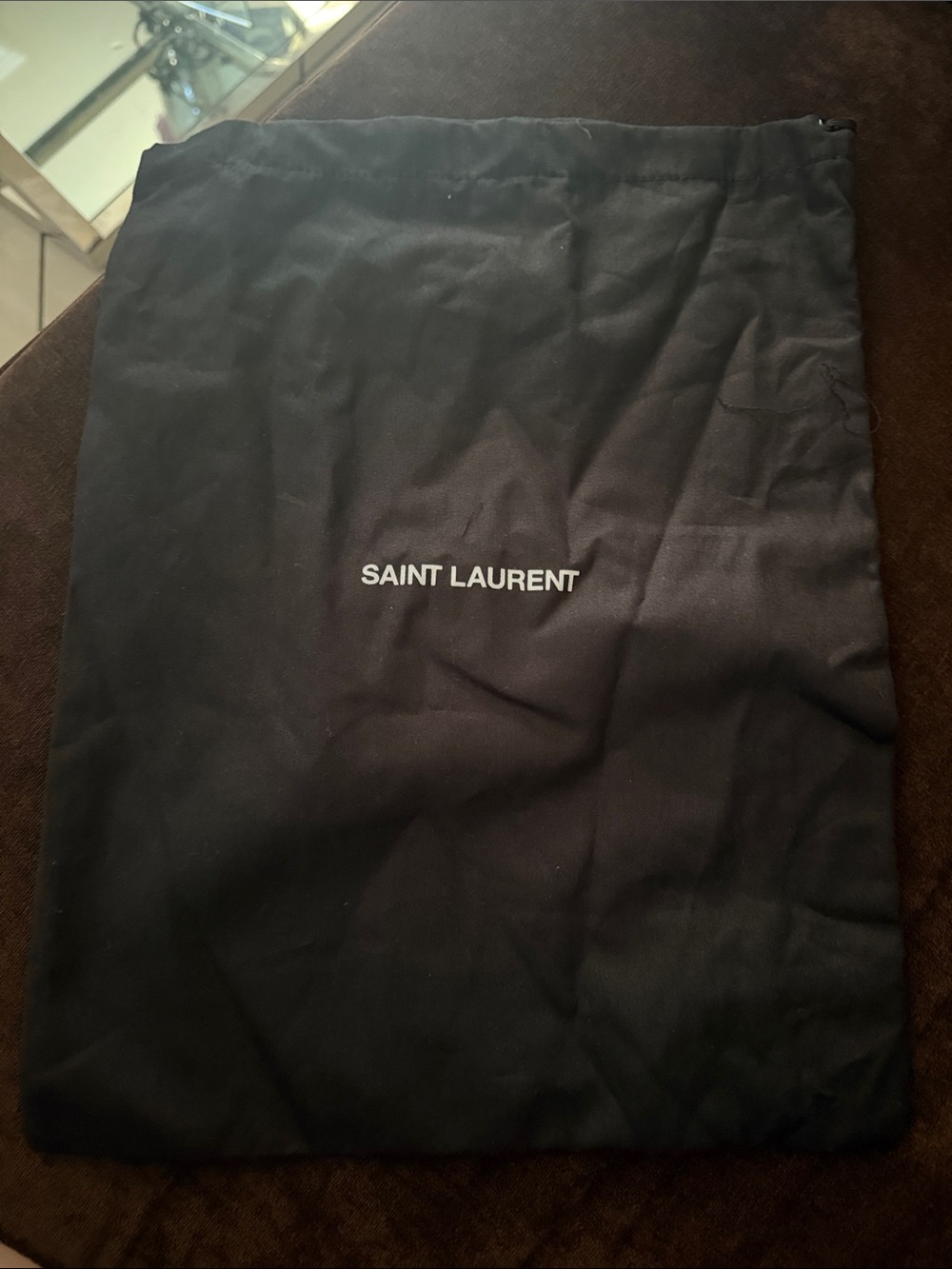 Saint Laurent Black Dust Bag for shoes
